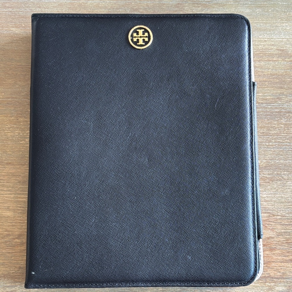 Tory Burch Elegant Black Tablet Cover